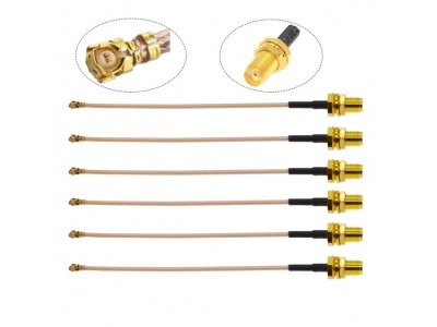 Кабель Пигтейл IPEX U.fl Female - SMA Female Радиочастотный кабель RG178 (SMA F to IPEX-1) 15 см Кабель Пигтейл IPEX U.fl Female - SMA Female Радиочастотный кабель RG178 (SMA F to IPEX-1) 15 см