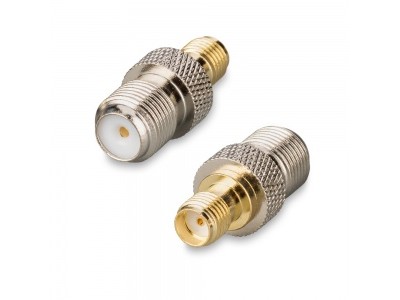Переходник SMA female - F female Переходник SMA female - F female