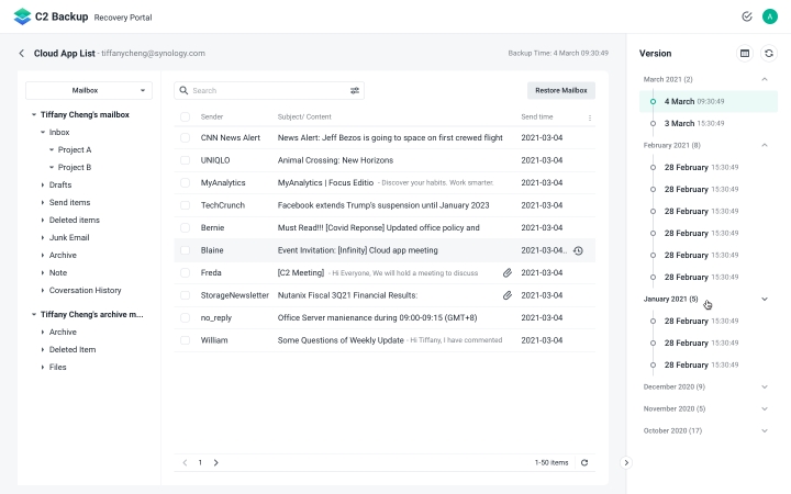 Synology C2 Backup for Business