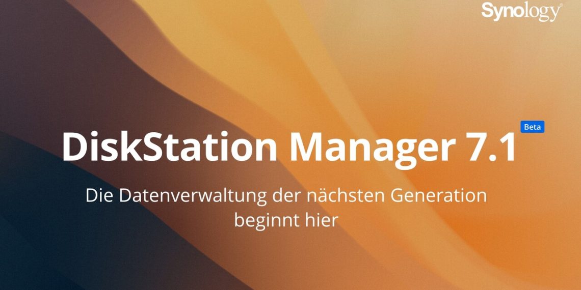Synology усовершенствования продукта в бета-версии DSM 7.1